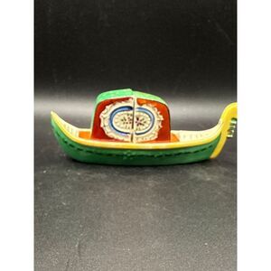 Vintage Gondola‎ Salt & Pepper Shaker Occupied Japan 3 Pc Set